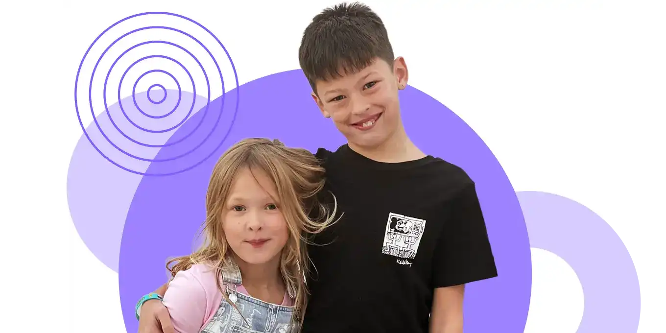 Aurora & Jaxon, aged 8 & 12